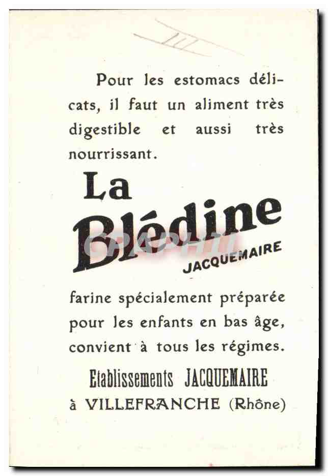 Chromo Bledine Le perroquet Au voleur Chien  — Verso