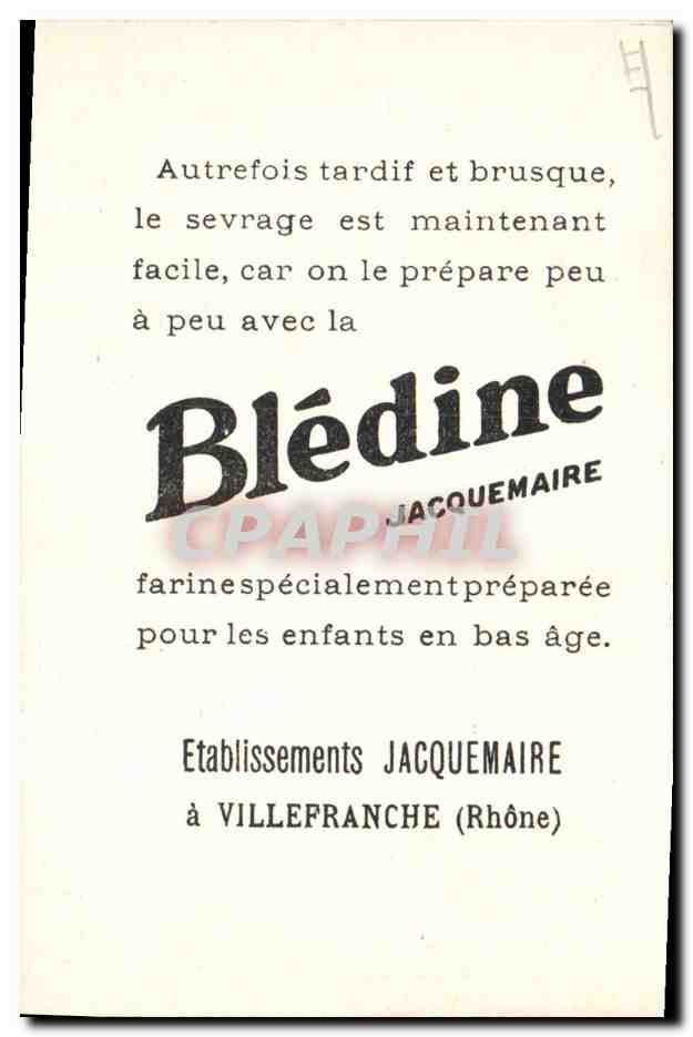 Chromo Bledine Le Nouveau Ne lapin Chien Oie  — Verso