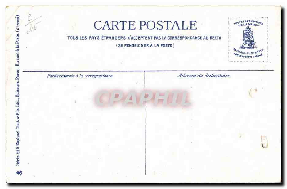 CPA Les suites d'une desobeissance Benjamin Rabier Lapin — Reverso
