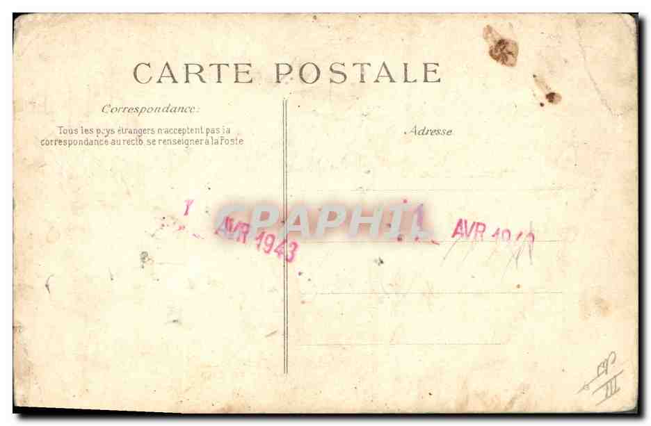 CPA Fantaisie Illustrateur Paris Propre Pour les Orphelins  — Rückseite