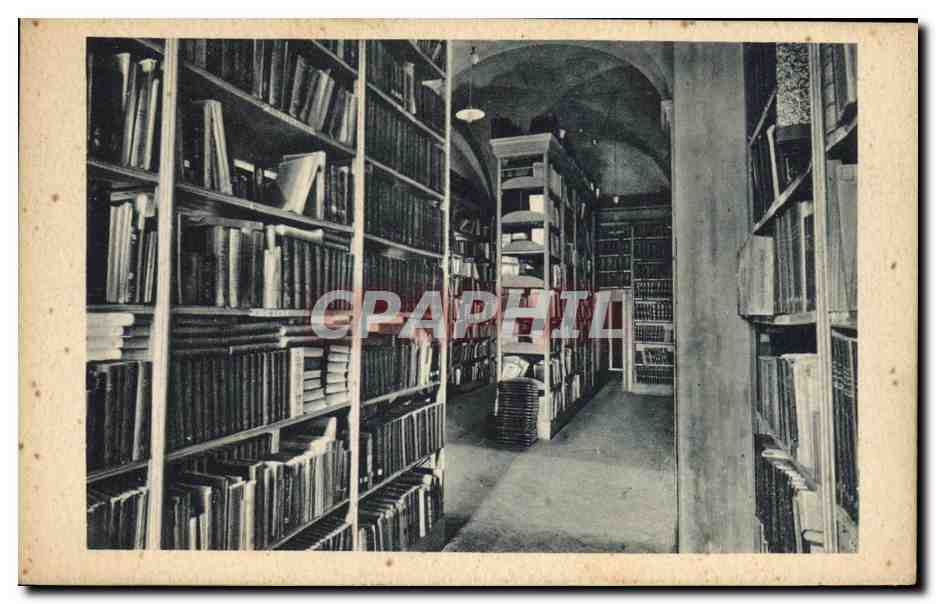 CPA Bibliotheque Institut international d'agriculture Rome 