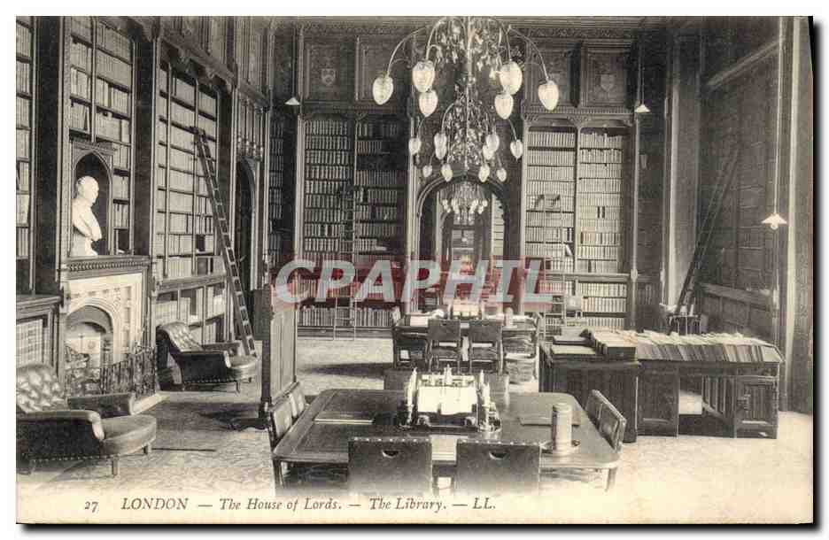 CPA Bibliotheque London The House of Lords The library