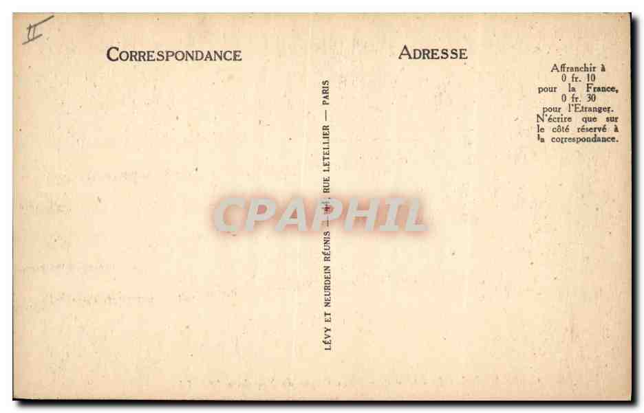 CPA Bibliotheque de Napoleon 1er Le chateau Compiegne — Rückseite