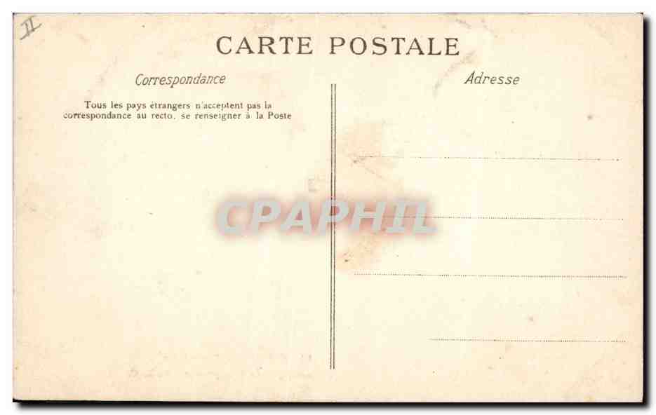 CPA Bibliotheque de l'empereur Napoleon 1er Chateau de Compiegne — Rückseite