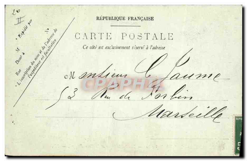 CPA La Bibliotheque et la Cour d'Appel Grenoble Le Palais de Justice  — Rückseite