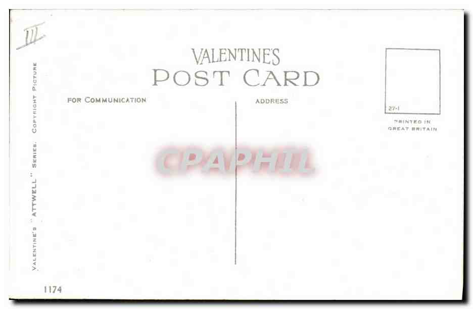CPA Fantaisie Illustrateur Enfant Fleur Mabel Lucie Attwell  — Verso