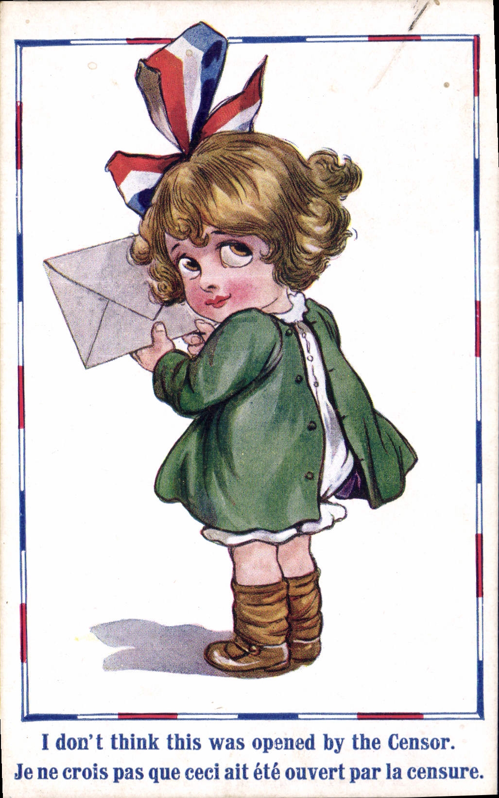 CPA Fantaisie Illustrateur Enfant Censor 