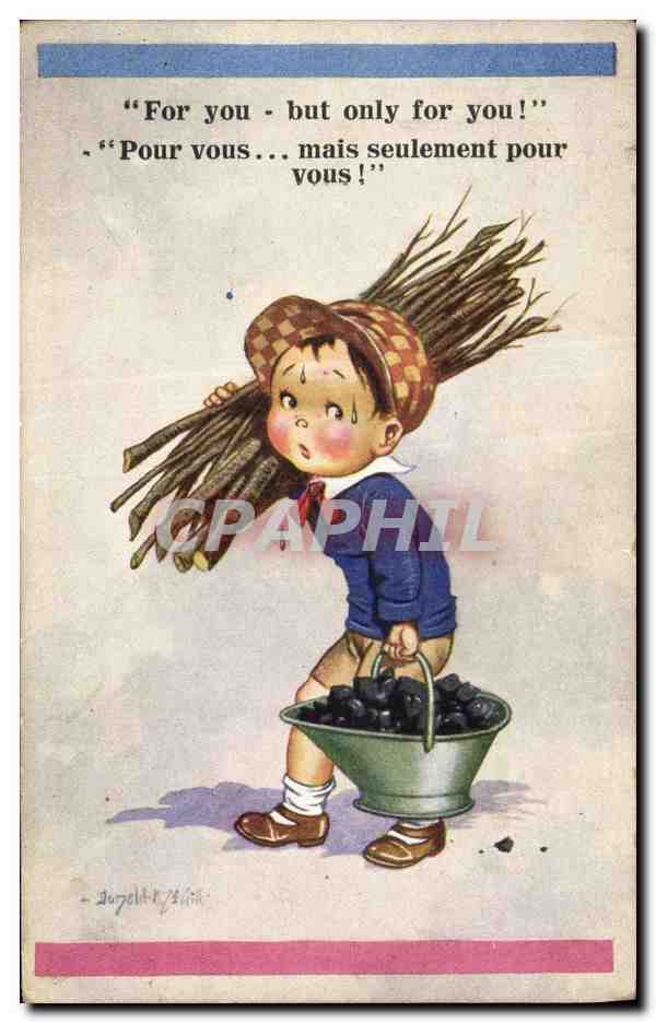 CPA Fantaisie Illustrateur Enfant Donald Mc Gill 