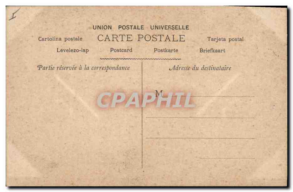 CPA Fantaisie Fleurs  — Rückseite