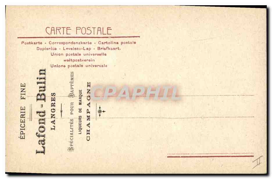 CPA Fantaisie Fleurs Muguet — Rückseite