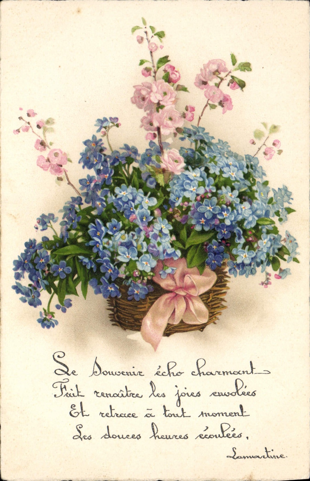 CPA Fantaisie Fleurs 