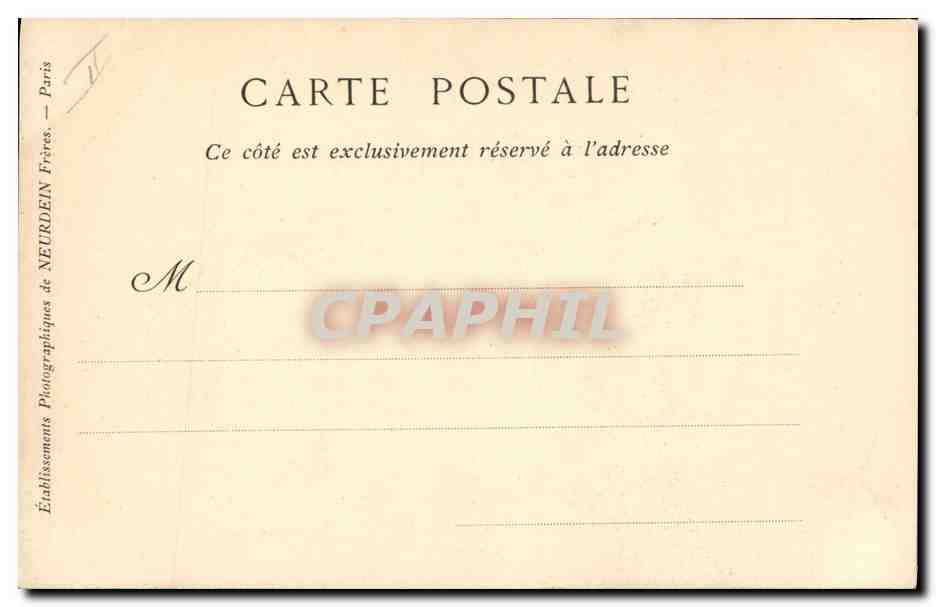 CPA Enfant Cor  — Rückseite