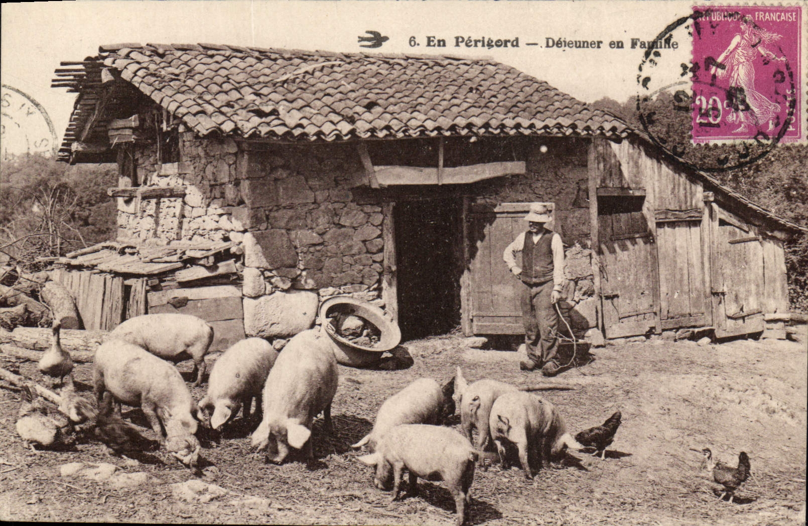 En Périgord — Déjeuner en Famille — Éditeur non identifié, n°6