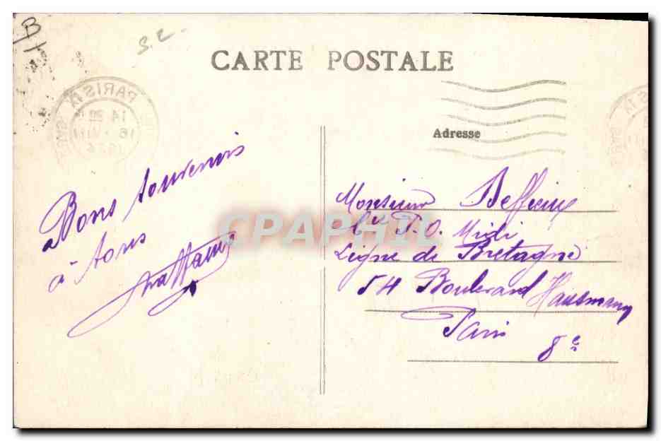 En Périgord — Déjeuner en Famille — Éditeur non identifié, n°6 — Verso