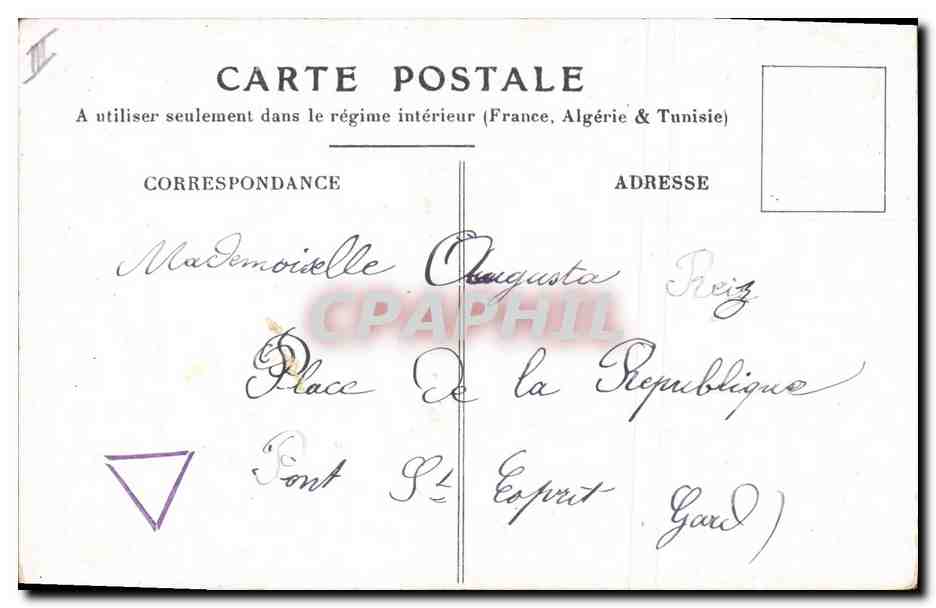 CPA Cochon Porc Heureux anniversaire — Verso