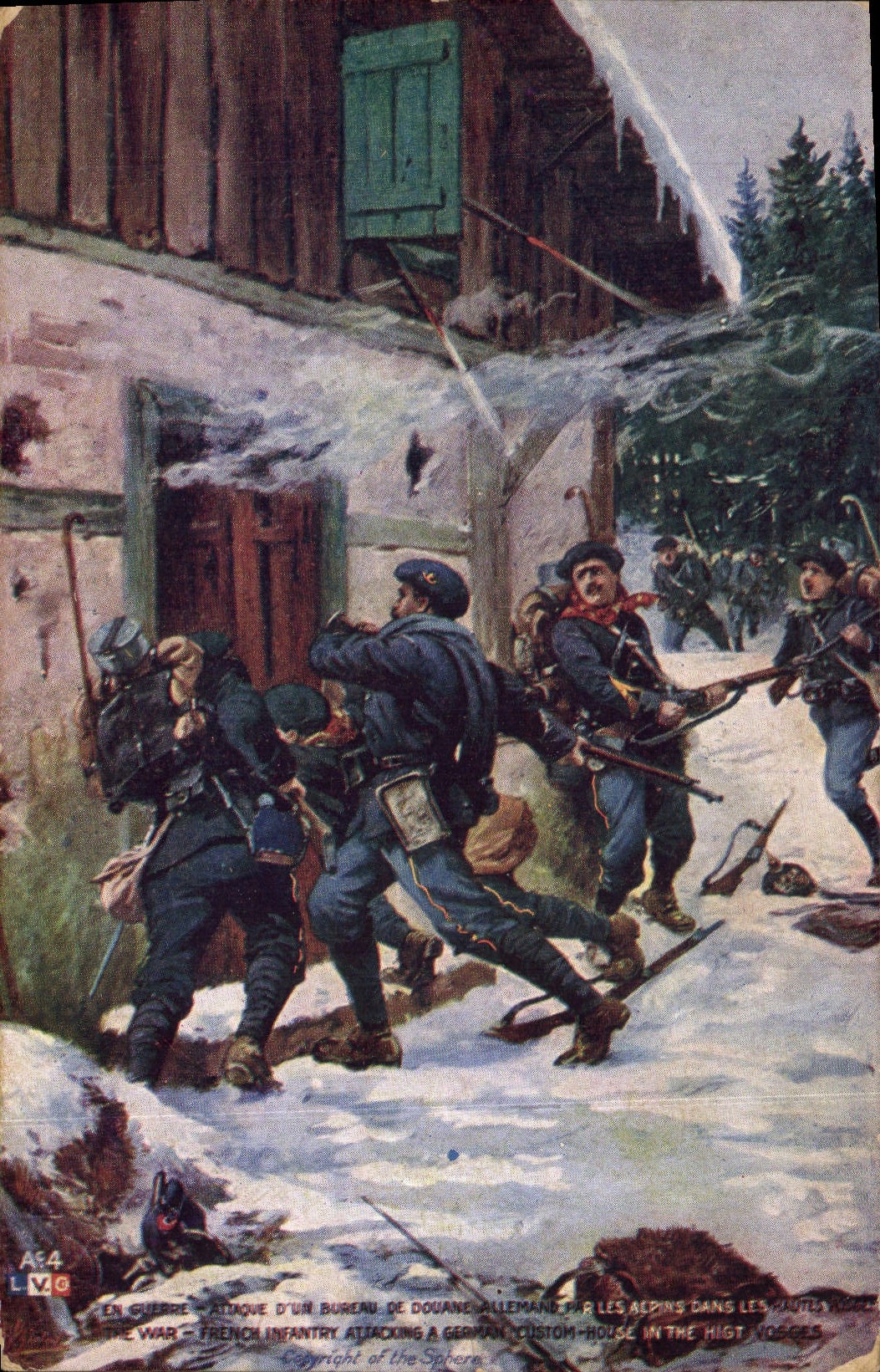 Angriff auf ein deutsches Zollamt durch Alpinen in den Hautes-Alpes — The Sphere, Serie AS4