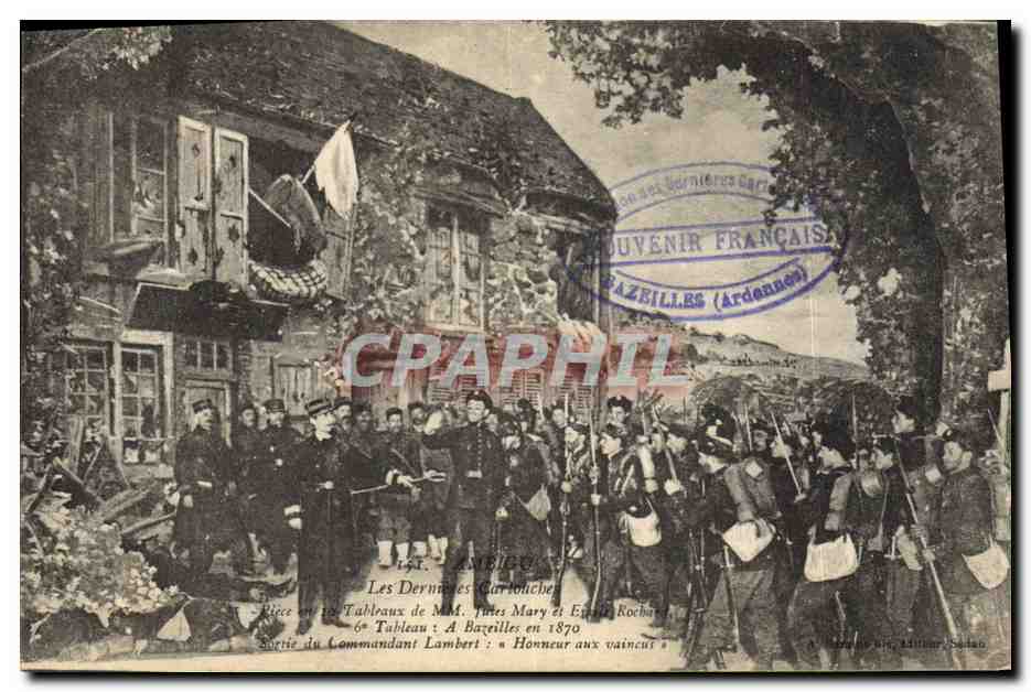 Les Dernières Cartoloches — Bazeilles en 1870 — Éditeur Sodab