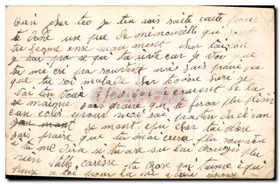 CPA Militaria Chasseurs Alpins Femme — Rückseite