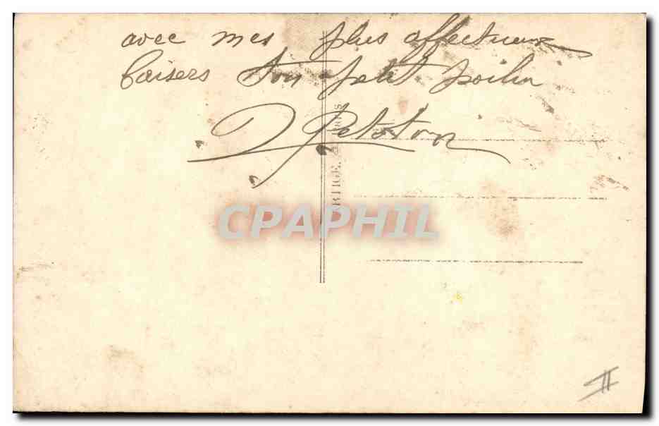 CPA Militaria Chasseurs Alpins  — Rückseite