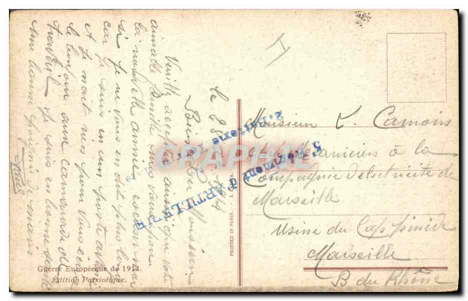 CPA Militaria Chasseurs Alpins Une poignee de braves — Rückseite