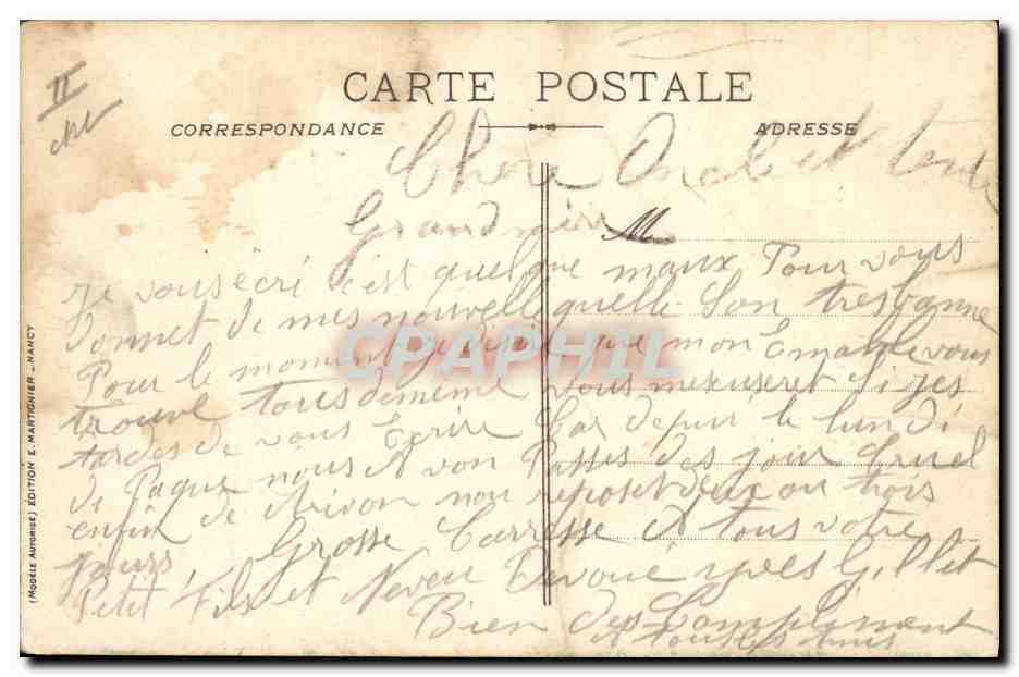 CPA Militaria Chasseurs Alpins Nos Diables bleus au col des Journaux  — Rückseite
