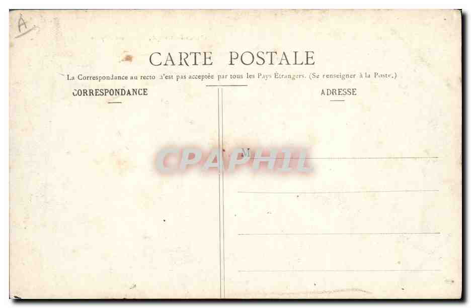 CPA Militaria Batterie de Chasseurs Alpins  — Verso