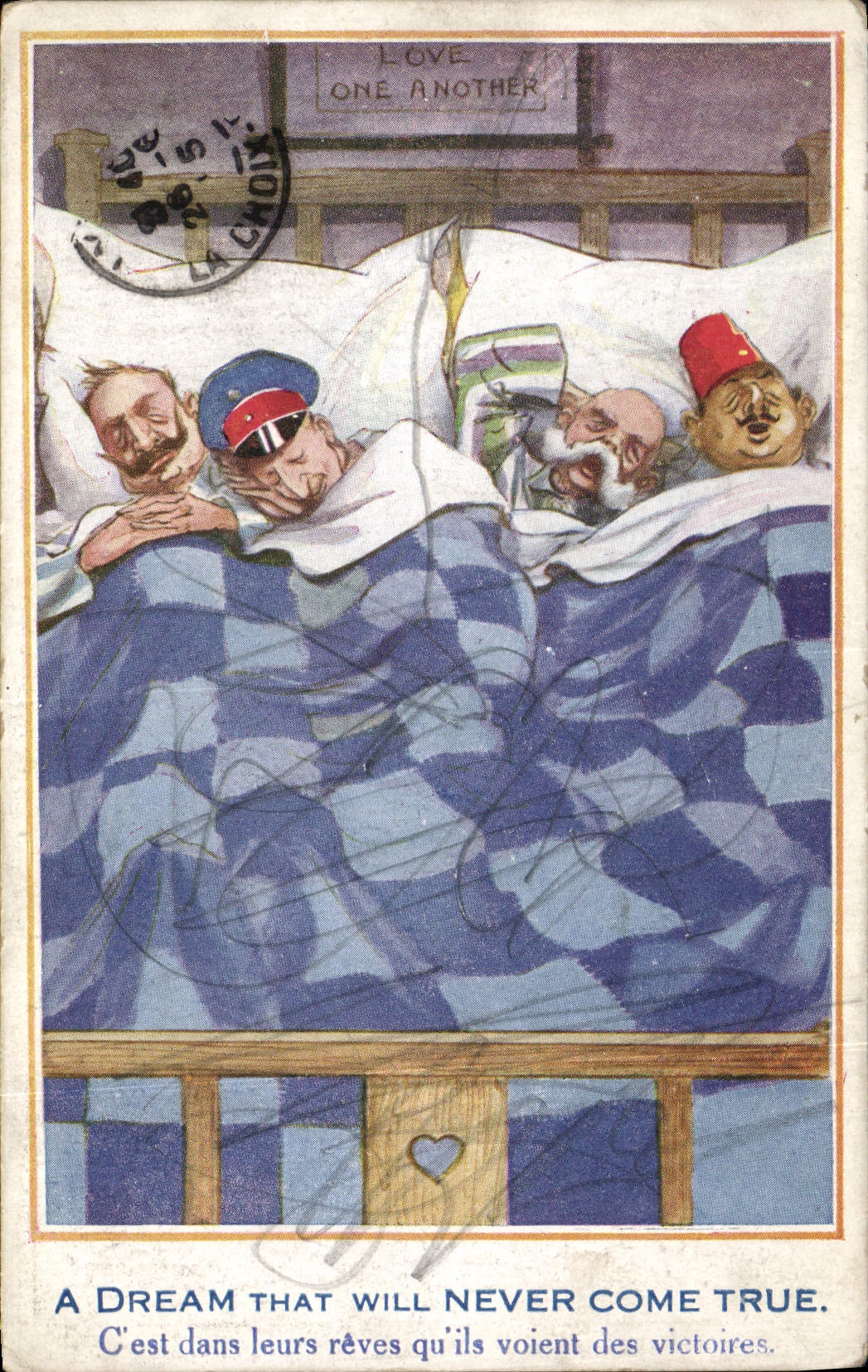CPA Fantaisie Illustrateur Militaria A dream that will never come true 