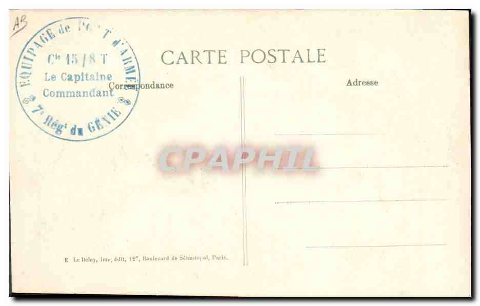 CPA Fantaisie Illustrateur Militaria Miserable  — Back