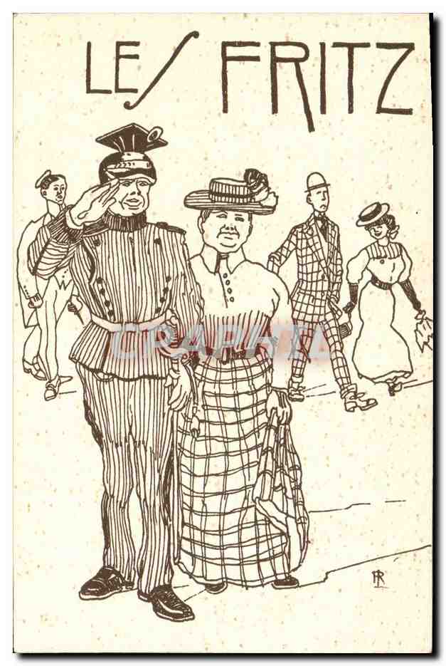 CPA Fantaisie Illustrateur Militaria Les Fritz 