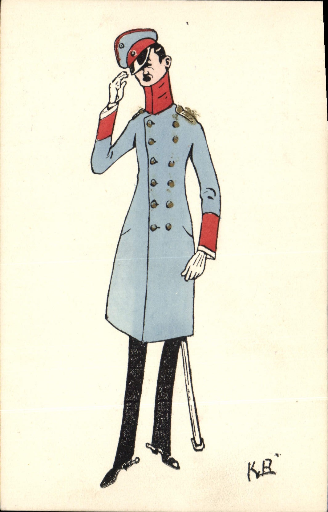 CPA Fantaisie Illustrateur Militaria 