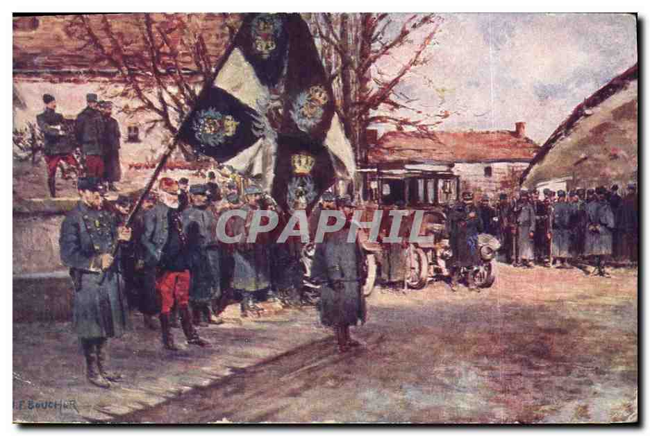 CPA Fantaisie Illustrateur Militaria Bouchoir Vassincourt Mussey 