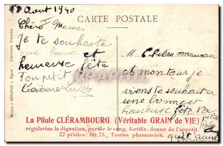 CPA Fantaisie Illustrateur Militaria Enfants leur bravoure  — Rückseite