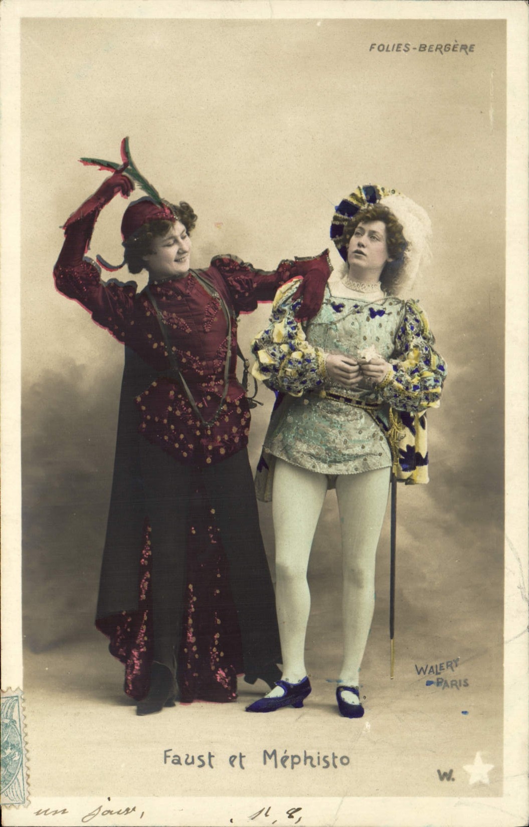 CPA Theatre Folies Bergeres Faust et Mephisto