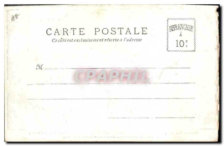 CPA Theatre Gaite Paris Les mousquetaires au couvent  — Rückseite