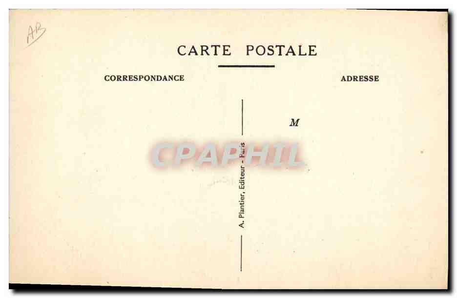 CPA Theatre Cabaret du Neant Paris Montmartre Caveau des Trepasses — Rückseite