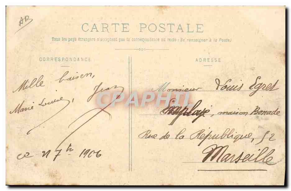 CPA Theatre La Vestale Tragedie lyrique Beziers La grande vestale  — Rückseite