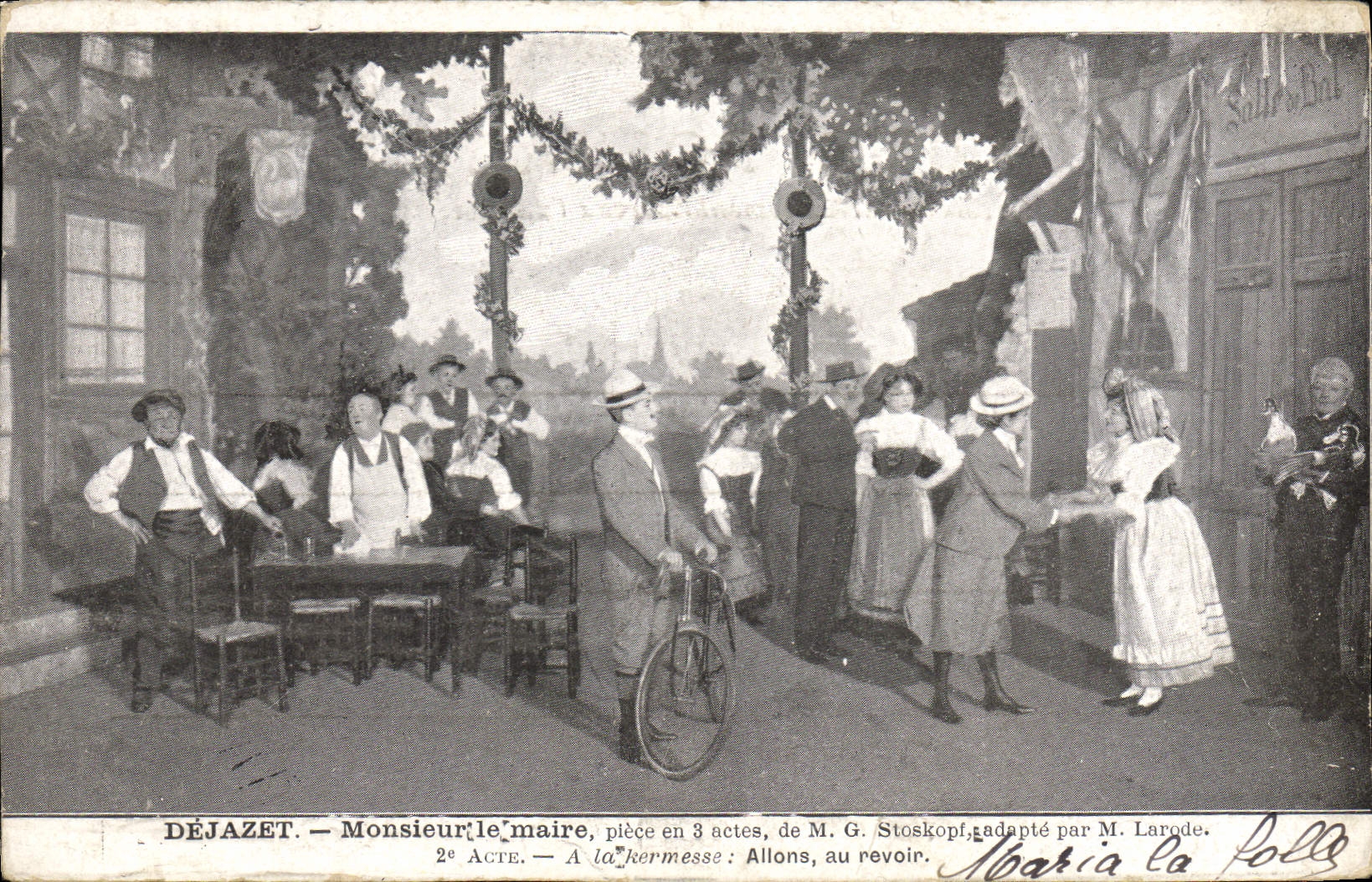 CPA Theatre Dejazet Monsieur le Maire 