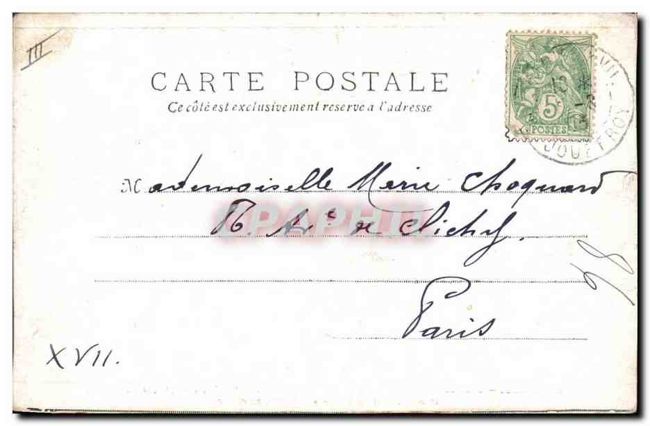 CPA Theatre Dejazet Monsieur le Maire  — Rückseite