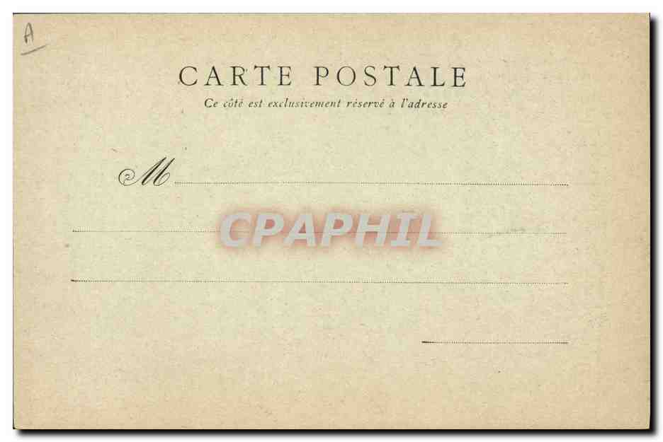 CPA Theatre Champignol malgre lui Theatre des Bouffes Parisiens Le portrait du capitaine  — Verso