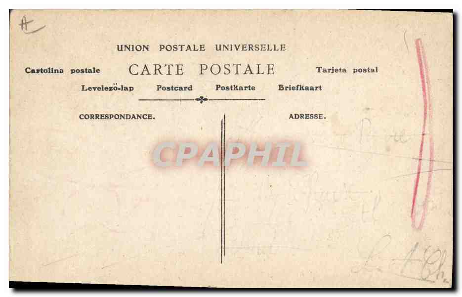 CPA Theatre de l'Athenee Triplepatte Comedie Tristan Bernard God Fernaux  — Rückseite