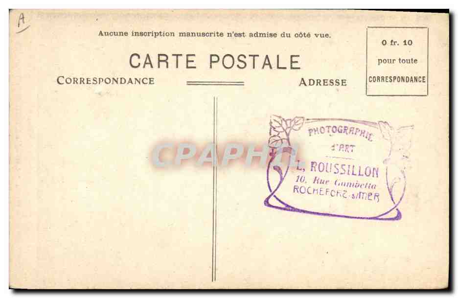 CPA Theatre Au Palais des Fleurs Operette Paul de Max Mary Escafitt  — Verso