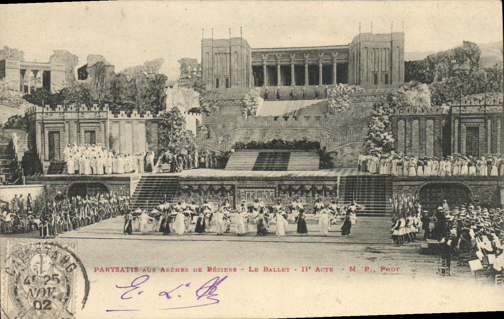 CPA Theatre Paryatis aux arenes de Beziers Le ballet 