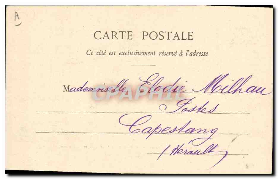 CPA Theatre Paryatis aux arenes de Beziers Le ballet  — Rückseite