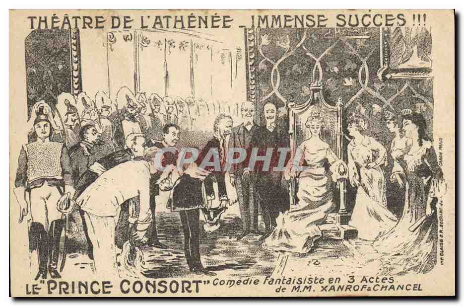 CPA Theatre de l'Athenee Le prince Consort Xantof Chancel 