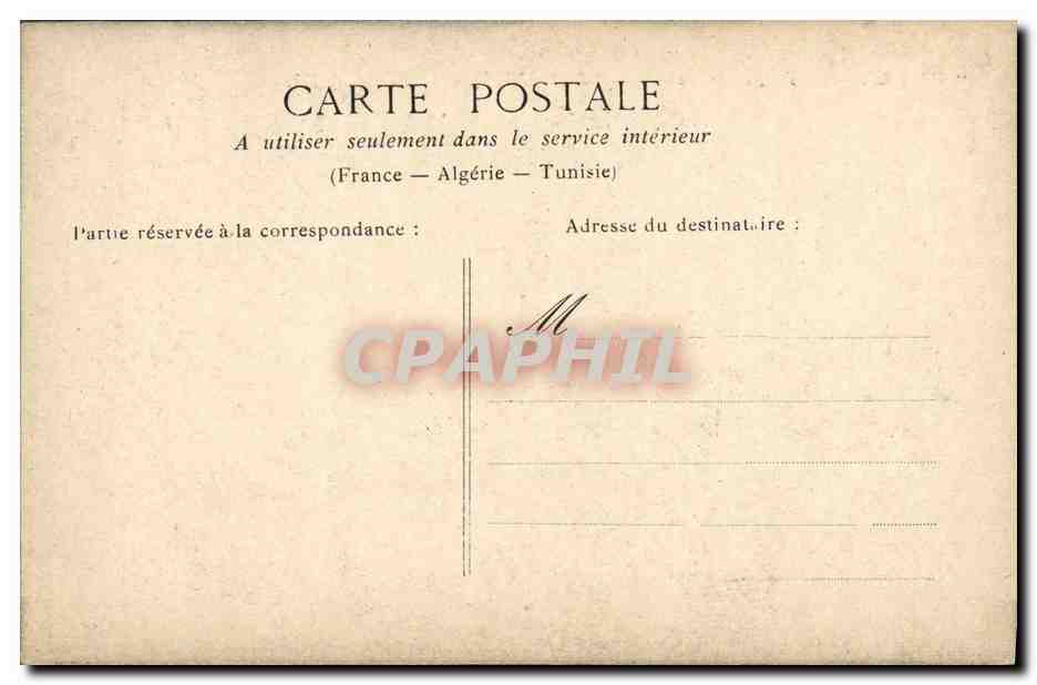 CPA Theatre Par la mort drame de Marc Sangnier 2eme acte Scene III  — Rückseite