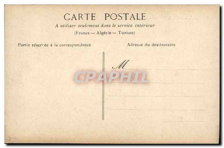 CPA Theatre Par la mort drame de Marc Sangnier 2eme acte Scene XX  — Verso