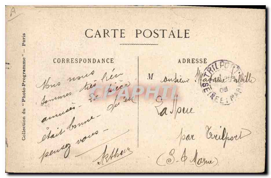 CPA Theatre Gaite Le roman d'un jeune homme pauvre  — Verso