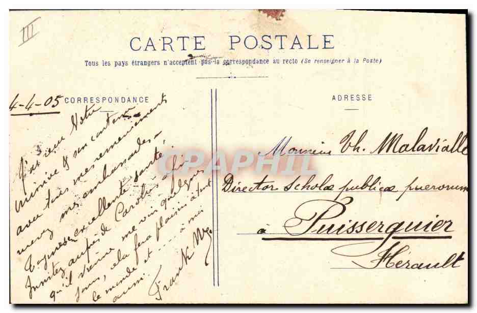 CPA Folklore Hommage aux Sablaises  — Verso