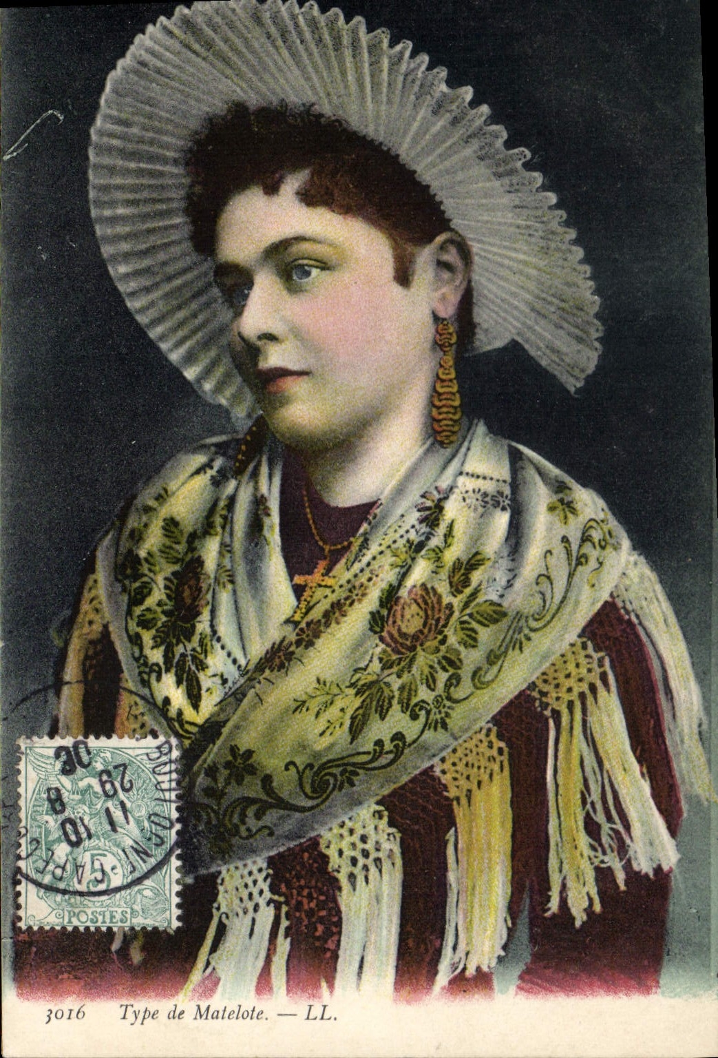 CPA Folklore Type de Matelote 