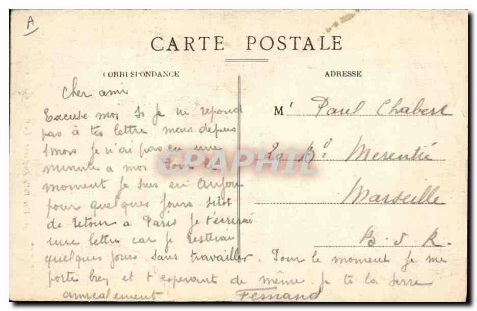 CPA Folklore Une Belle Angevine La coiffe d'Anjou  — Verso